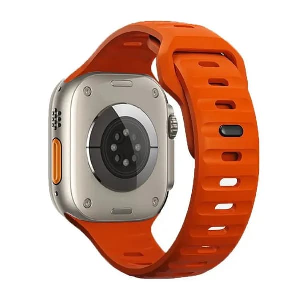 Мягкий силиконовый ремешок для Apple Watch Band Ultra 2 49мм 44мм 45мм 42мм, спортивный ремешок для iwatch 5 6 7 8 9 41мм 40мм 38мм