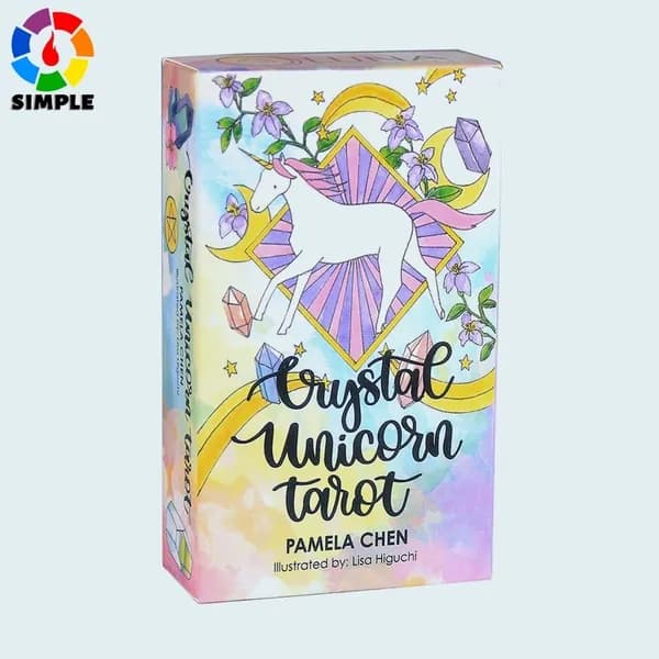 Crystal Unicorn Tarot 78 карт Таро Хрустальный Единорог на английском языке