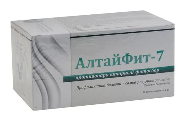 Чайный напиток Алфит АлтайФит-7 Противопаразитарный, 20 пакетиков