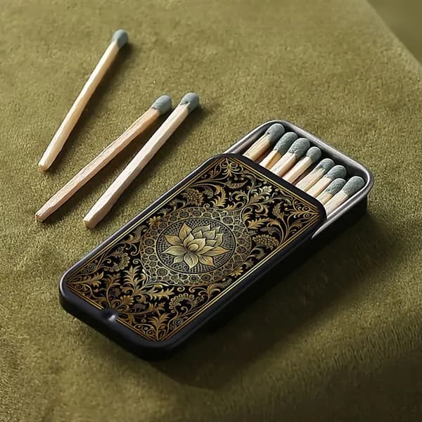 1 шт. ретро-спичечный коробок, за исключением спичек