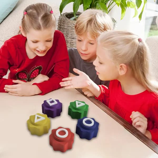 Корейская настольная игра Гонгги с 15 камнями для развития координации