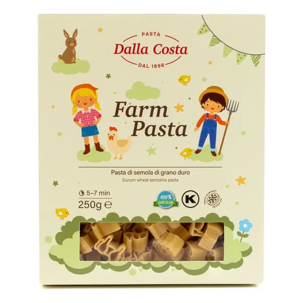 Макароны фигурные Dalla Costa Ферма, без добавления яиц, 250 г
