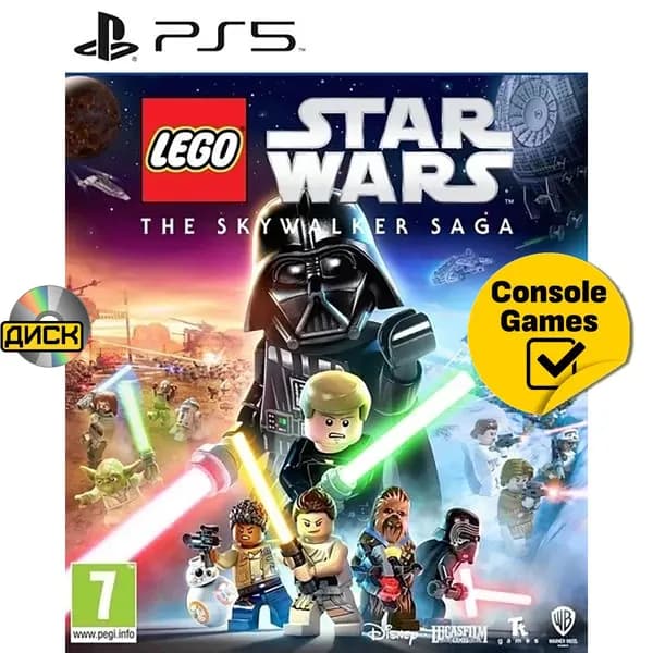Игра PS5 LEGO Звездные войны: Скайуокер Сага (Русские субтитры) (PlayStation 5, Русские субтитры)