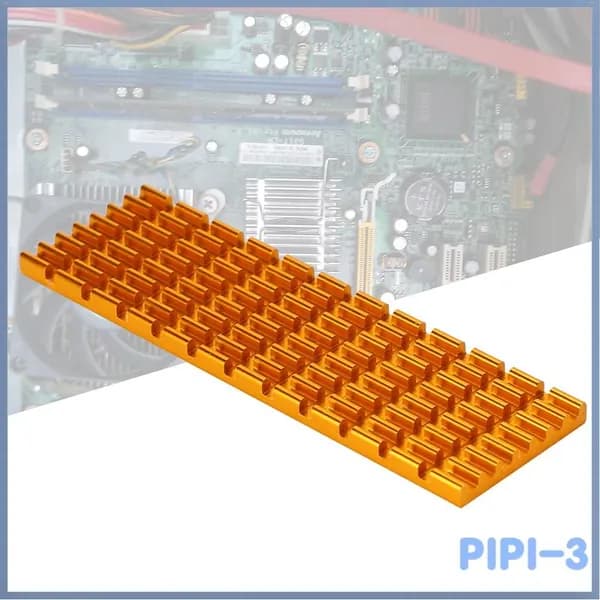 Радиатор SSD золотой