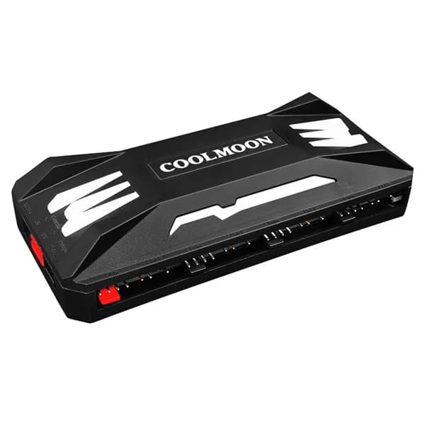 Контроллер COOLMOON RGB, 4 контакта PWM, 5 В, 3 контакта ARGB, охлаждающий вентилятор, умный пульт дистанционного управления