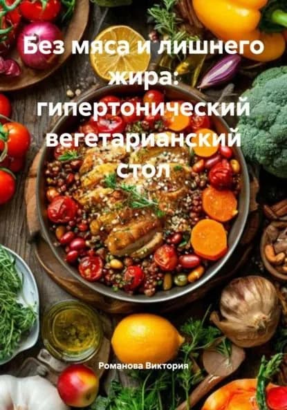 Без мяса и лишнего жира: гипертонический вегетарианский стол | Романова Алексеевна Виктория | Электронная книга