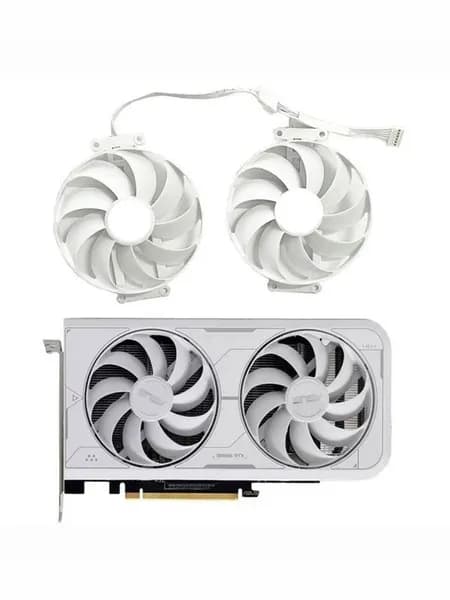 Вентиляторы кулеры для видеокарт ASUS Dual WHITE 3060 3060Ti