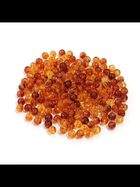 Акриловые янтарные бусины 6 8 10 12 14 20 мм 6mm 200Pcs