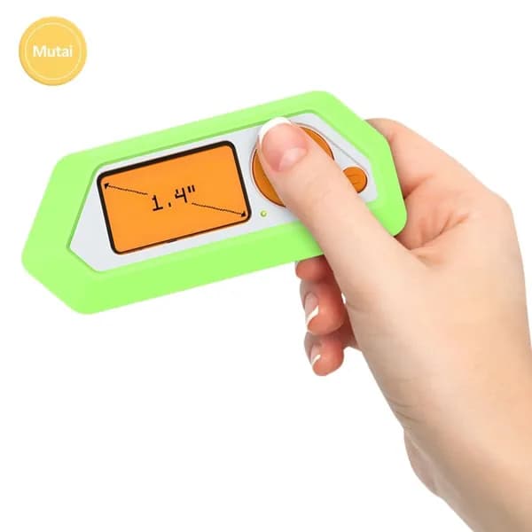 Силиконовый чехол для Flipper Zero с рисунком дельфина, зелёный