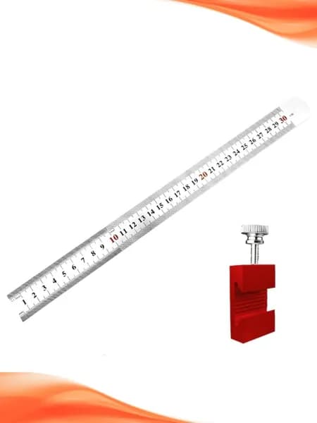 Строительная рулетка, красный - 30cm