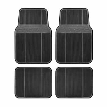 CARFORT Комплект ковриков универс. резиновые 4шт. RS2001 black