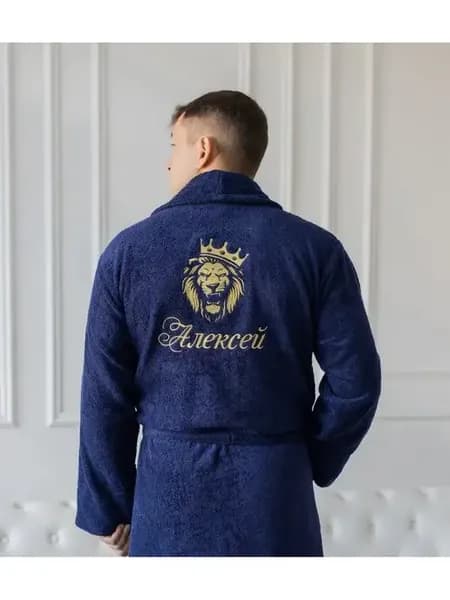 Халат с именем Алексей