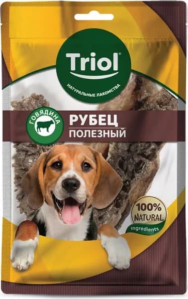 Лакомства для собак Триол рубец говяжий 30г