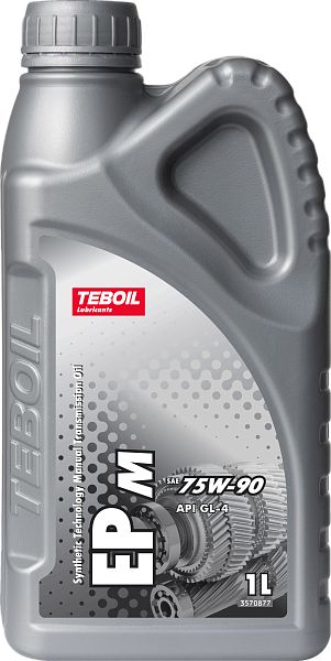 Масло трансмиссионное полусинтетическое TEBOIL EP M 75W90 GL-4 1л 3566900