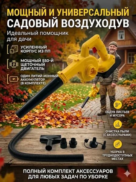 2 in 1 Cordless Air Blower & Vacuum Cleaner