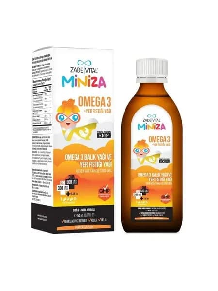Zade Vital Miniza Омега-3 и арахисовое масло, 150 мл