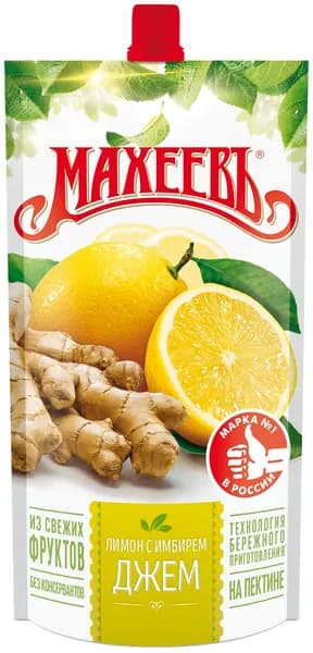 Махеевъ Джем Лимонный с имбирем, 300 г