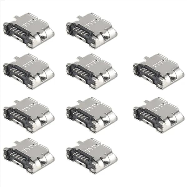 10 шт запасные части типа B Micro-USB Женский разъем порта