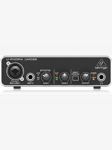 Внешняя звуковая карта Behringer U-Phoria UMC22