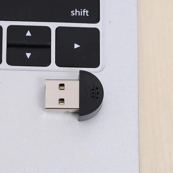 Аксессуар для микрофона универсальный Мини-микрофон USB, черный