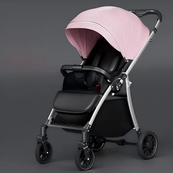 Коляска детская высокая двусторонняя, складная амортизация 0-3 лет