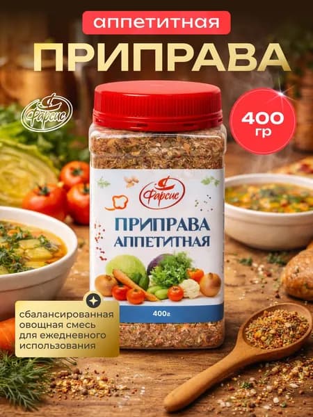 Приправа аппетитная ФАРСИС универсальная 400 грамм, / овощная смесь сушеная / смесь приправ и специй