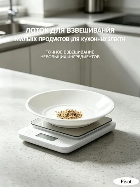 Кухонные весы, белый