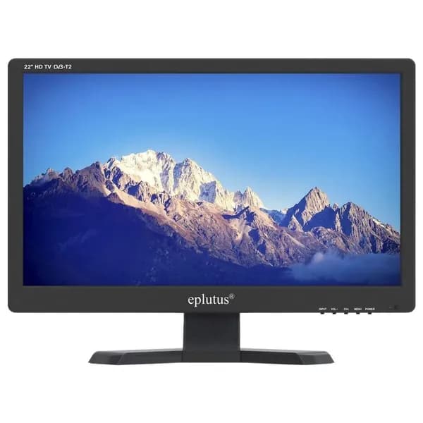 Eplutus Телевизор 22″ Full HD, черный