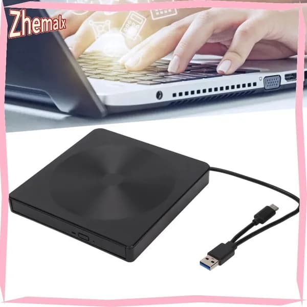 Внешний DVD привод, шокозащищенный, для ноутбуков и ПК