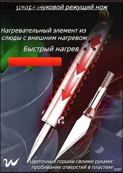 режущий нож,Паяльник, резка, сверление Один инструмент, множество применений 60BT