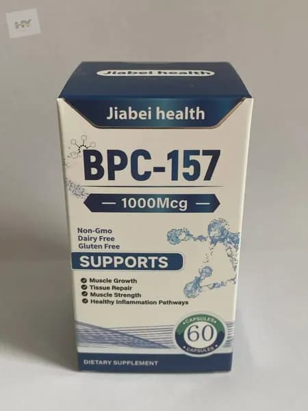 Пептид для заживления ран,желудка,суставов и связок BPC-157 Jiabei health 60 caps/ БПС-157 Jiabei Health 60 капс