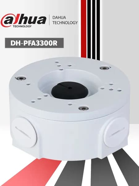 Dahua DH-PFA3300R. Кронштейн, монтажная коробка для крепления камер видеонаблюдения серии HFWxx. Водонепроницаемая распределительная коробка из алюминия 101,2 мм 48,2 мм
