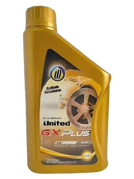 United Oil GX PLUS SP A3/B4 5W-40 Масло моторное, Полусинтетическое, 1 л
