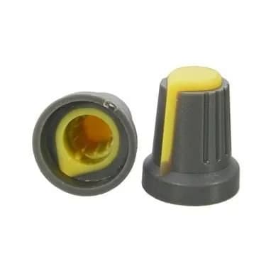 Ручка для резистора RR4817 (6mm круг желтый)