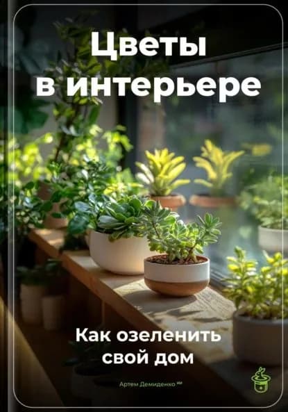 Цветы в интерьере: Как озеленить свой дом | Демиденко Артем | Электронная книга
