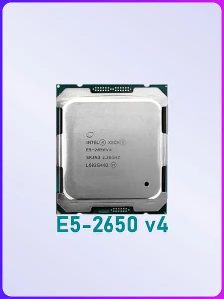Intel Серверный процессор S2011-3 Intel Xeon E5-2650 v4 2,2-2,9GHz, 12 ядер, 24 потока, 30mb, TDP 105W, IMC 2400MHz OEM (без кулера)