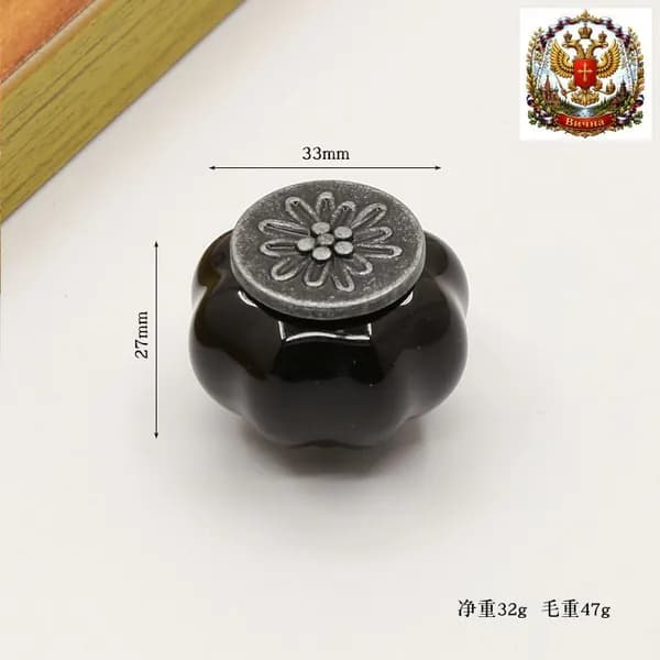 Декор для мебели 2.7х3.3 см, 1 шт.