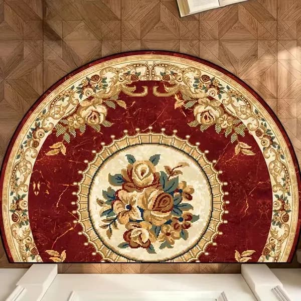 Коврик придверный 40x60 см абстракция белый, бежевый