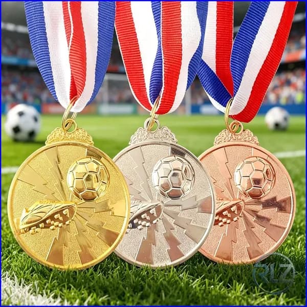 Спортивные медали, комплекты футбольных медалей, золотые мед