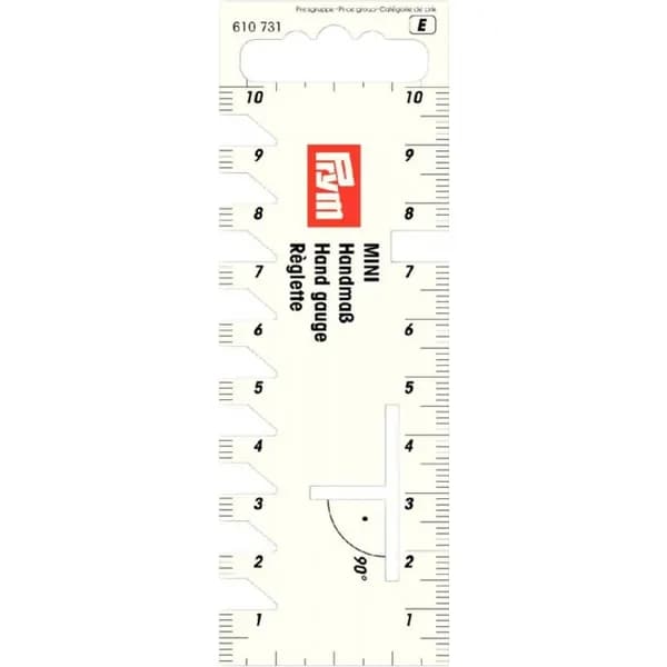 Мини линейка PRYM для разметки и измерения, шкала10 см