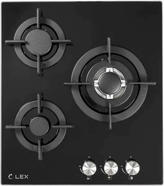 Газовая варочная поверхность Lex GVG 430 BL черный
