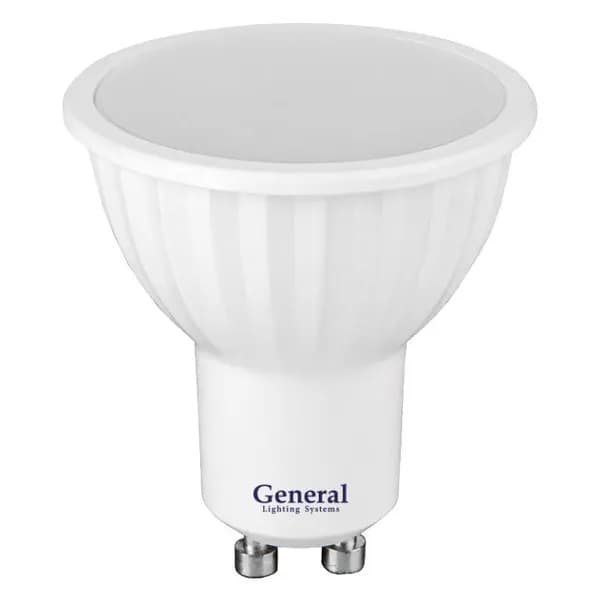 Лампочка светодиодная GU10 10 Вт, холодный белый 6500К, 1 штука