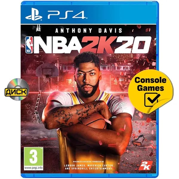 Игра PS4 NBA 2K20 (английская версия) (PlayStation 4, Английская версия)
