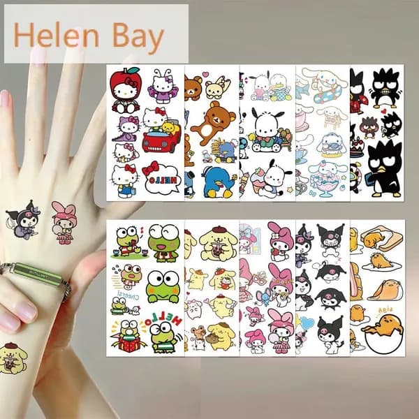 Мультфильм Hello Kitty серия Временная татуировка/10 листов