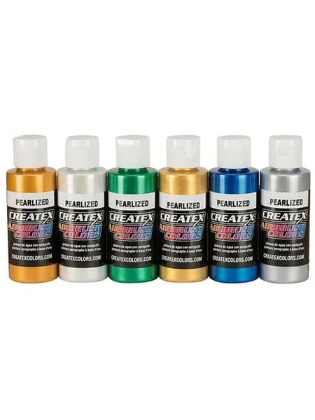 Createx Pearl Airbrushfarben Стартовый набор красок для аэрографии