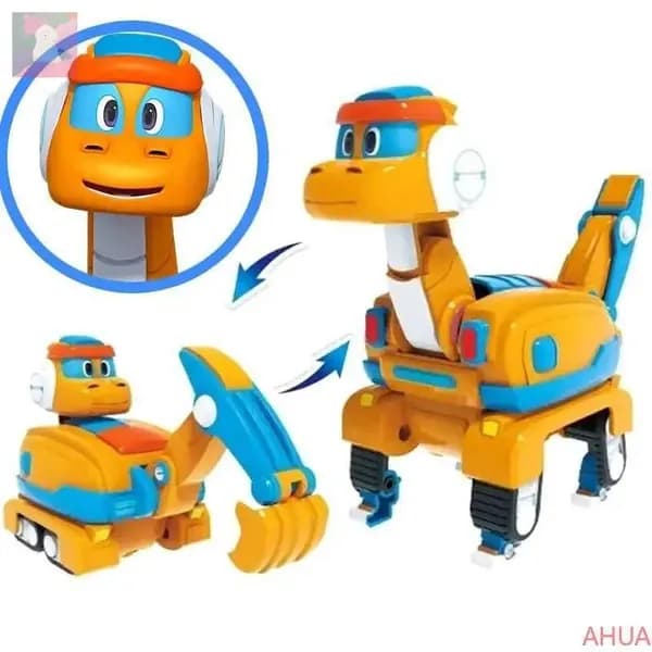 Игрушка-трансформер Команда (Отряд) Дино "Gogo Dino" динозавр Поки (Pokey)-