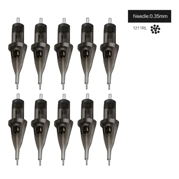 1 коробка из 10 цельных игл для татуировки-1211RL