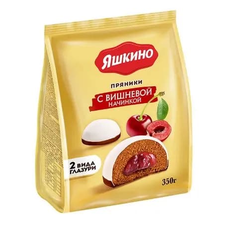 Яшкино Пряники, с вишневой начинкой, 350 гр. //