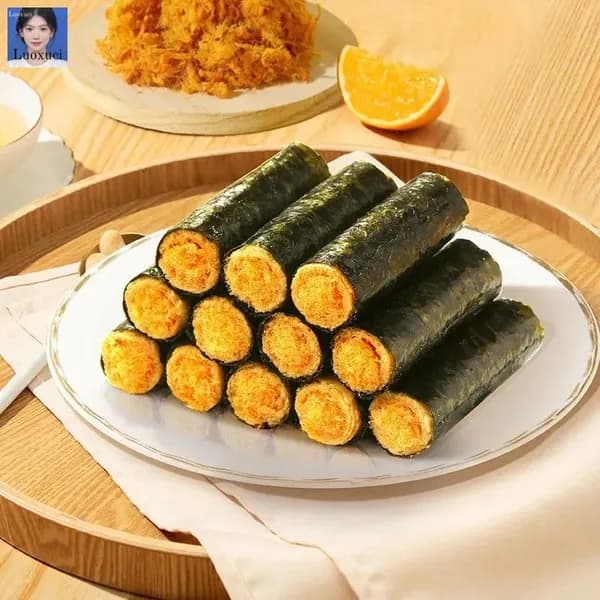 Китайские закуски.Рулет из морской капусты (180 г)