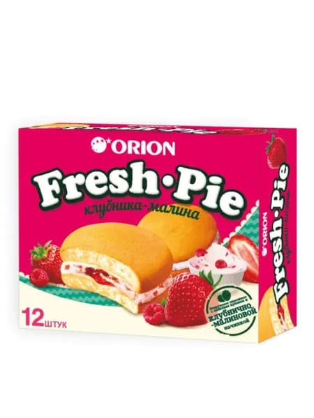 Fresh Pie Чокопай пирожное бисквитное суфле клубника малина